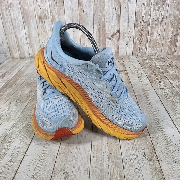Hoka Clifton 8 Running Shoes Lightweight Cushioned Comfort Women's Size 7B - Picture 6 of 9
